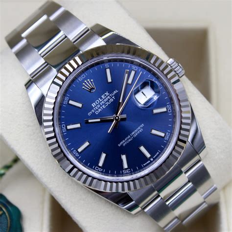 rolex datejust ii blau neu|rolex datejust blue for sale.